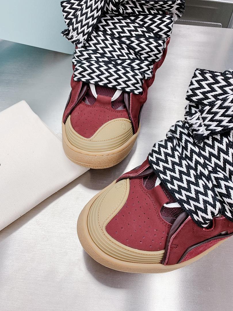 Lanvin FoShan Batch Lanvin Leather Curb Sneakers Three Generations - Image 20