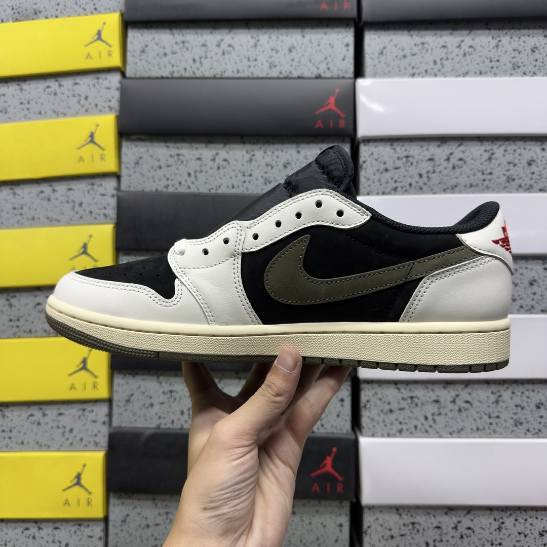 Nike Jordan 1 Retro Low OG SP Travis Scott (Olive) - Image 6