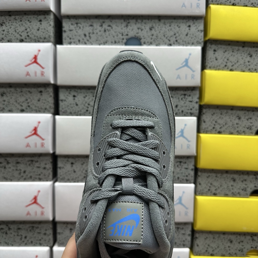 Nike Air Max 90 Smoke Grey Light Photo (Blue) - Image 4
