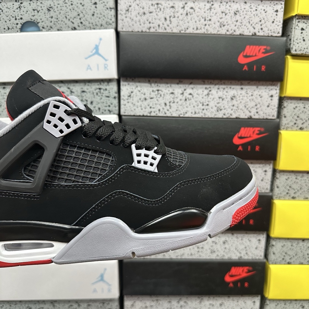 Nike Jordan 4 Retro OG (Bred) - Image 4