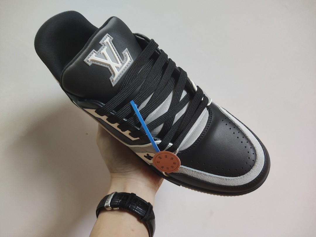 Louis Vuitton LV Trainer (Black Grey White) - Image 2