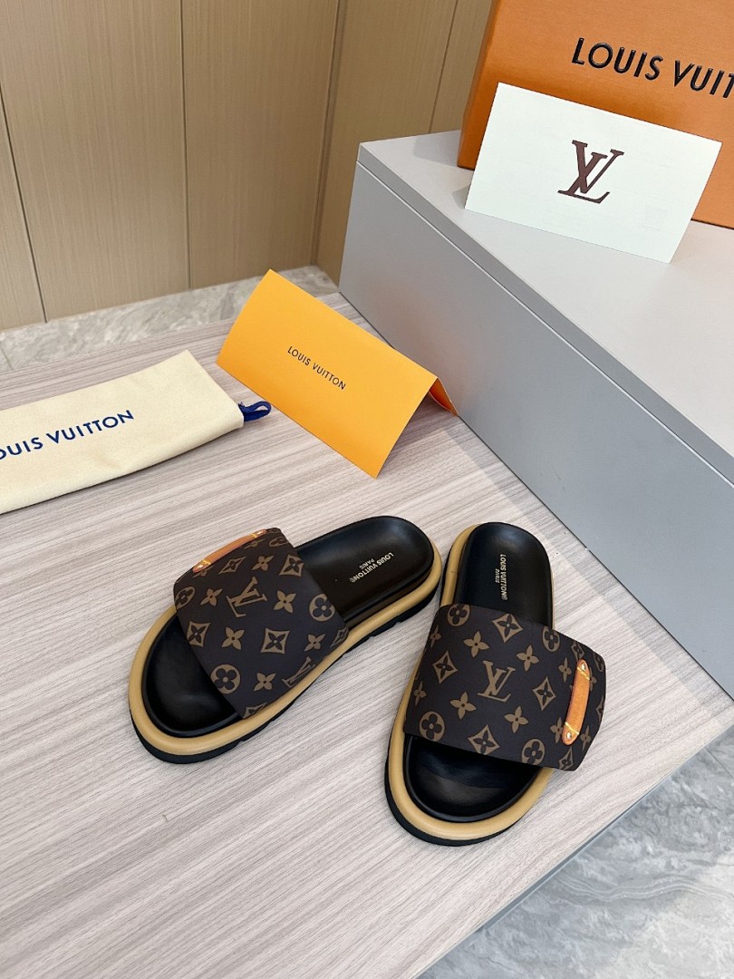Louis Vuitton Velcro Slippers