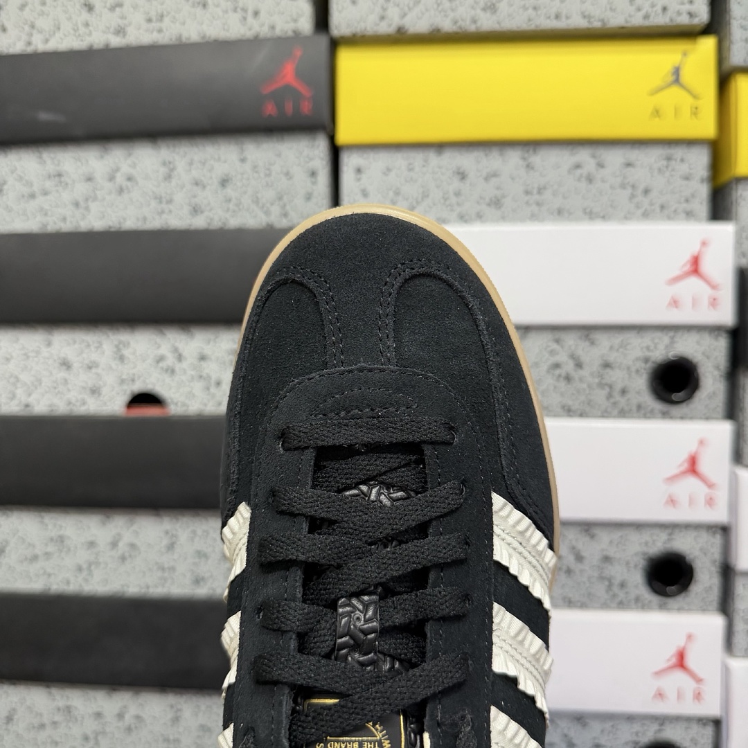 Adidas Gazelle Indoor Core Black Cream White Gum JS1412 - Image 3