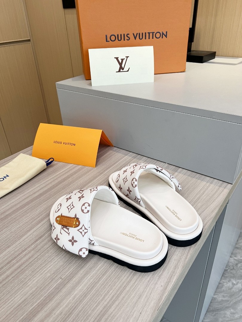 Louis Vuitton Velcro Slippers - Image 4