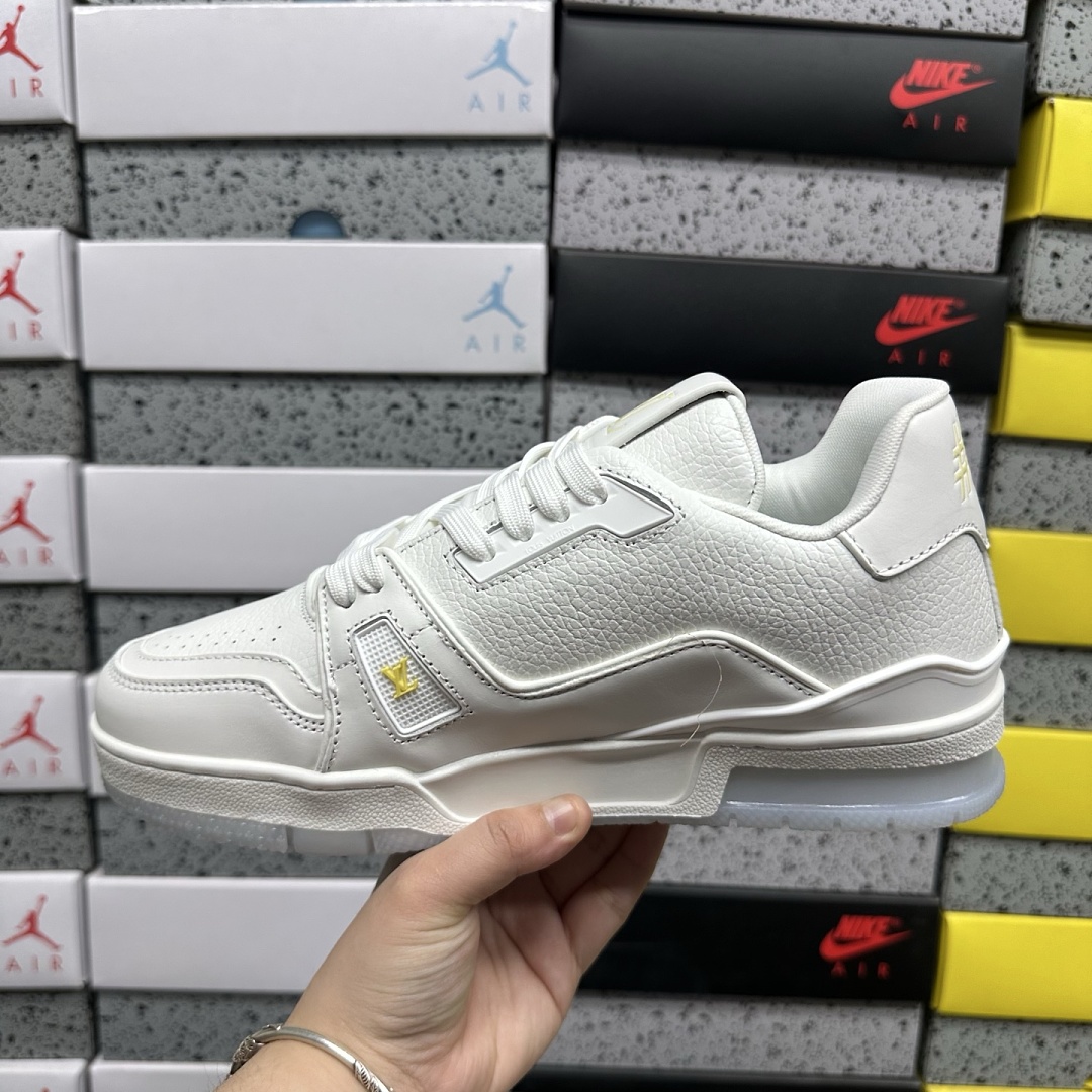 Louis Vuitton Trainer 2-21 White Water Print - Image 5