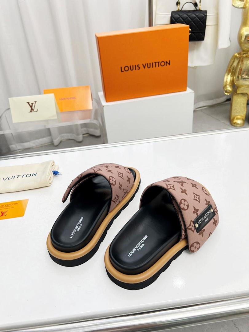 Louis Vuitton Velcro Slippers - Image 7