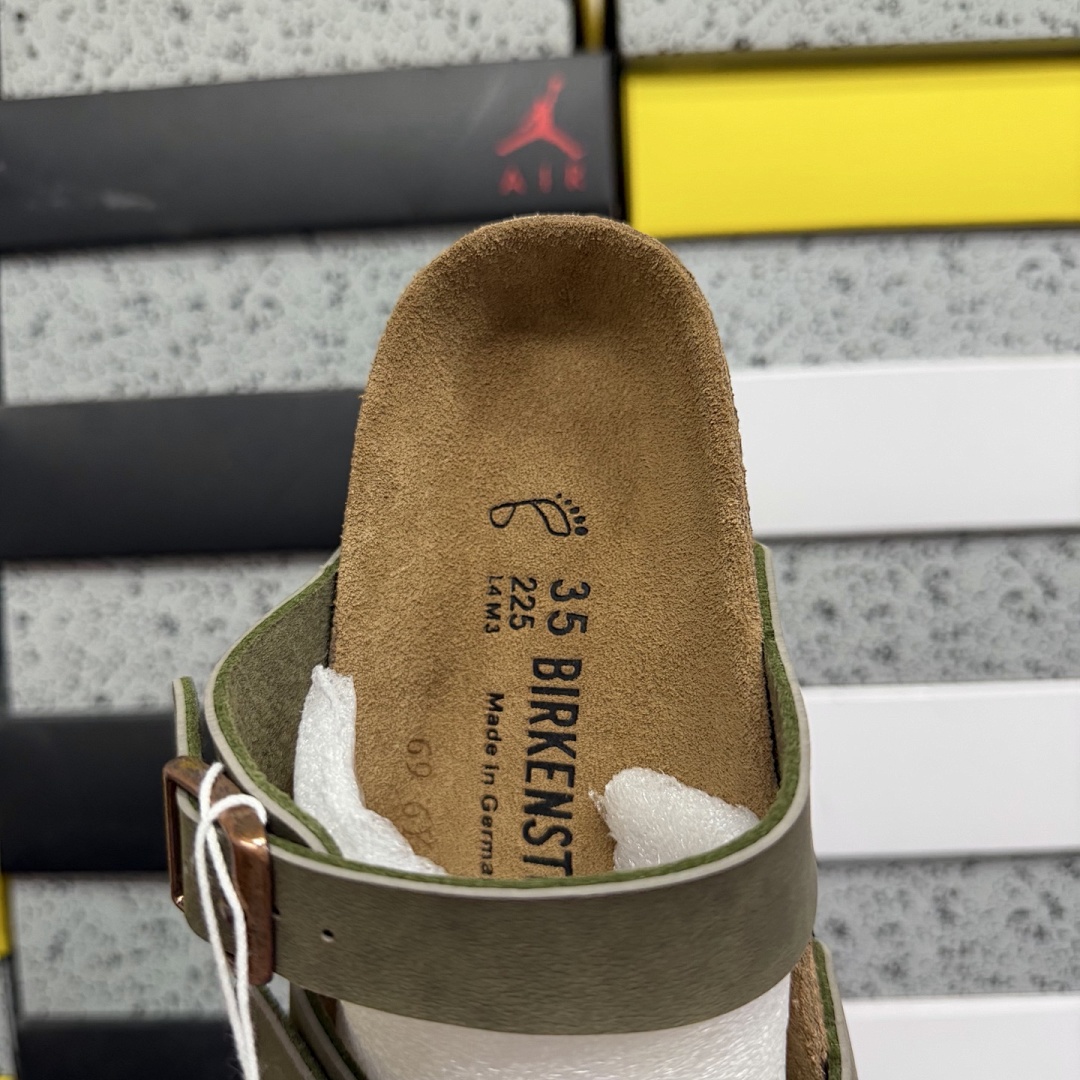 Birkenstock Birken Arizona Birkibuc Double Buckle Flip Flops - Image 4