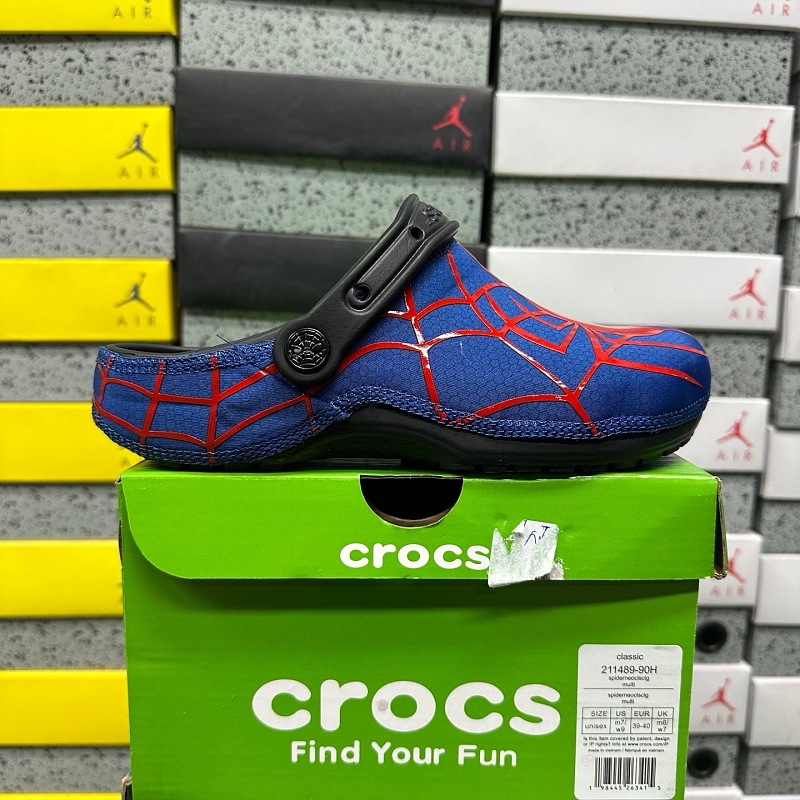 Crocs Blue Red