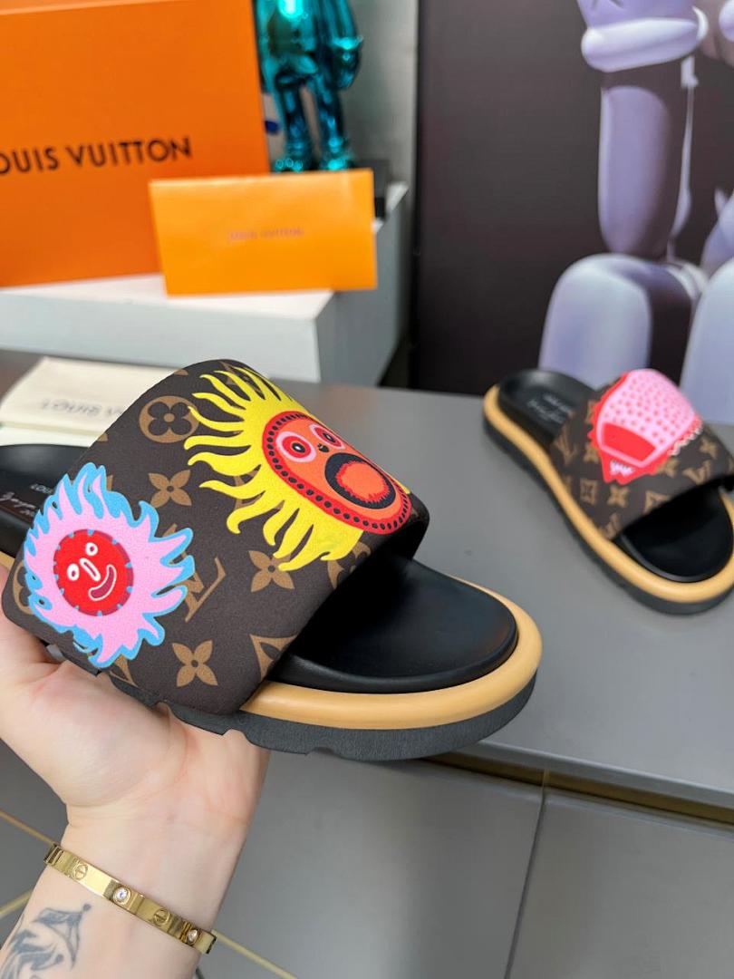 Louis Vuitton Velcro Slippers - Image 8
