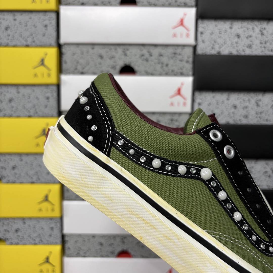 Vans OTW Old Skool Reissue 36 Satoshi Nakamoto Pearlized Army V - Image 2