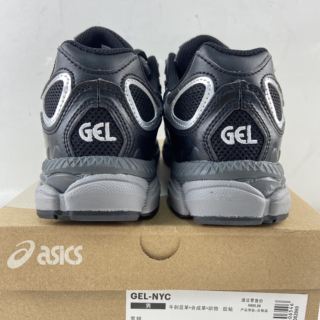 ASICS Gel-NYC Black Graphite Grey NYC (Silver) - Image 8