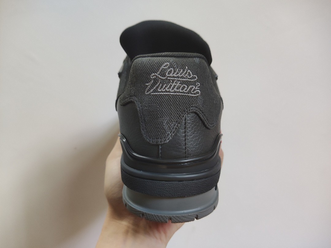 Louis Vuitton LV Trainer X Nigo Black Denim - Image 5