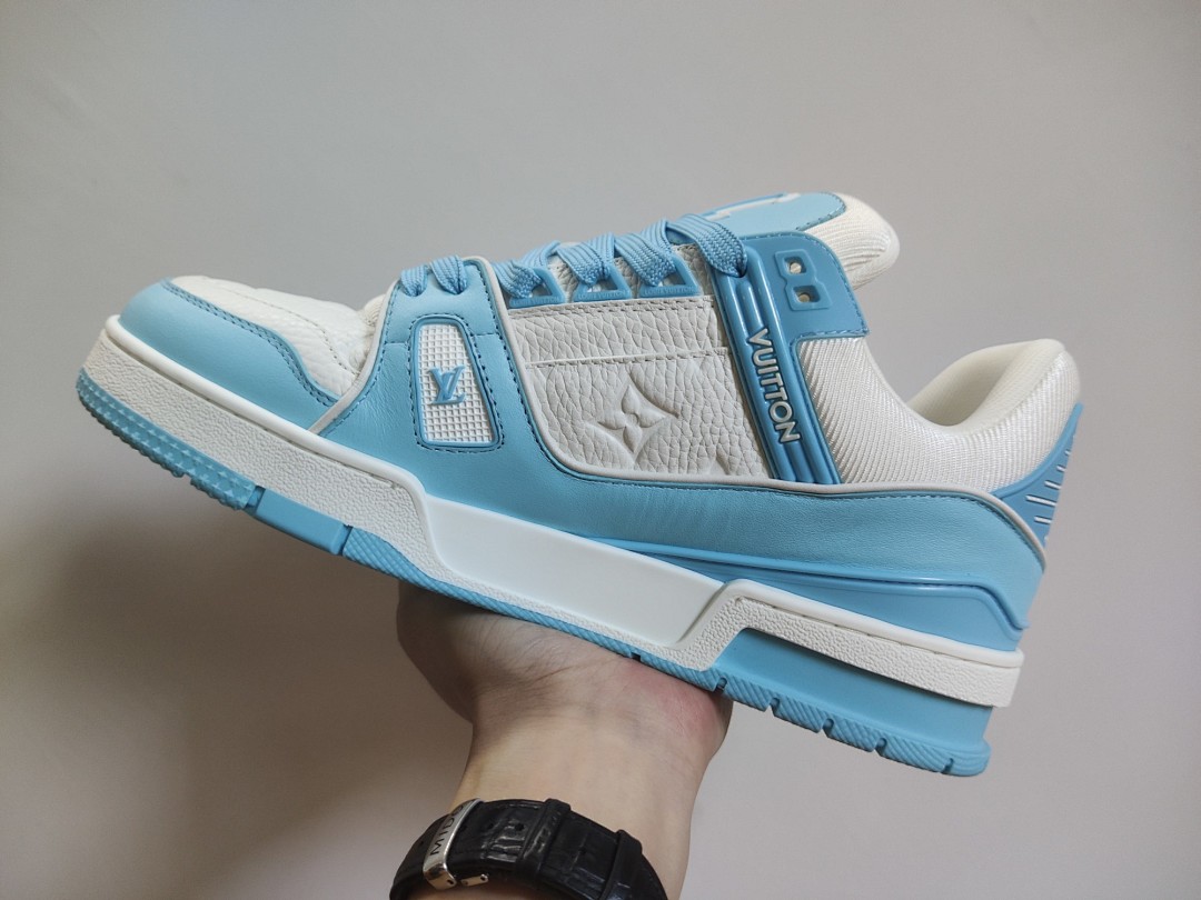 Louis Vuitton LV Trainer (White Sky Blue) - Image 2