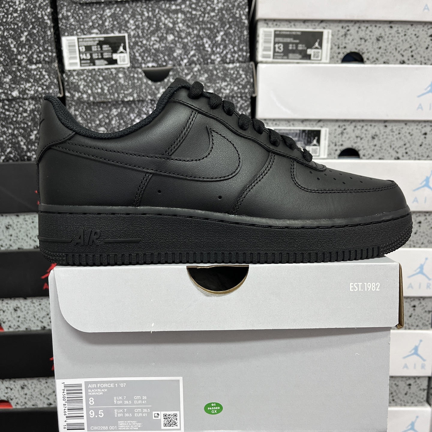 Nike Air Force 1 Low '07 (Black) - Image 10