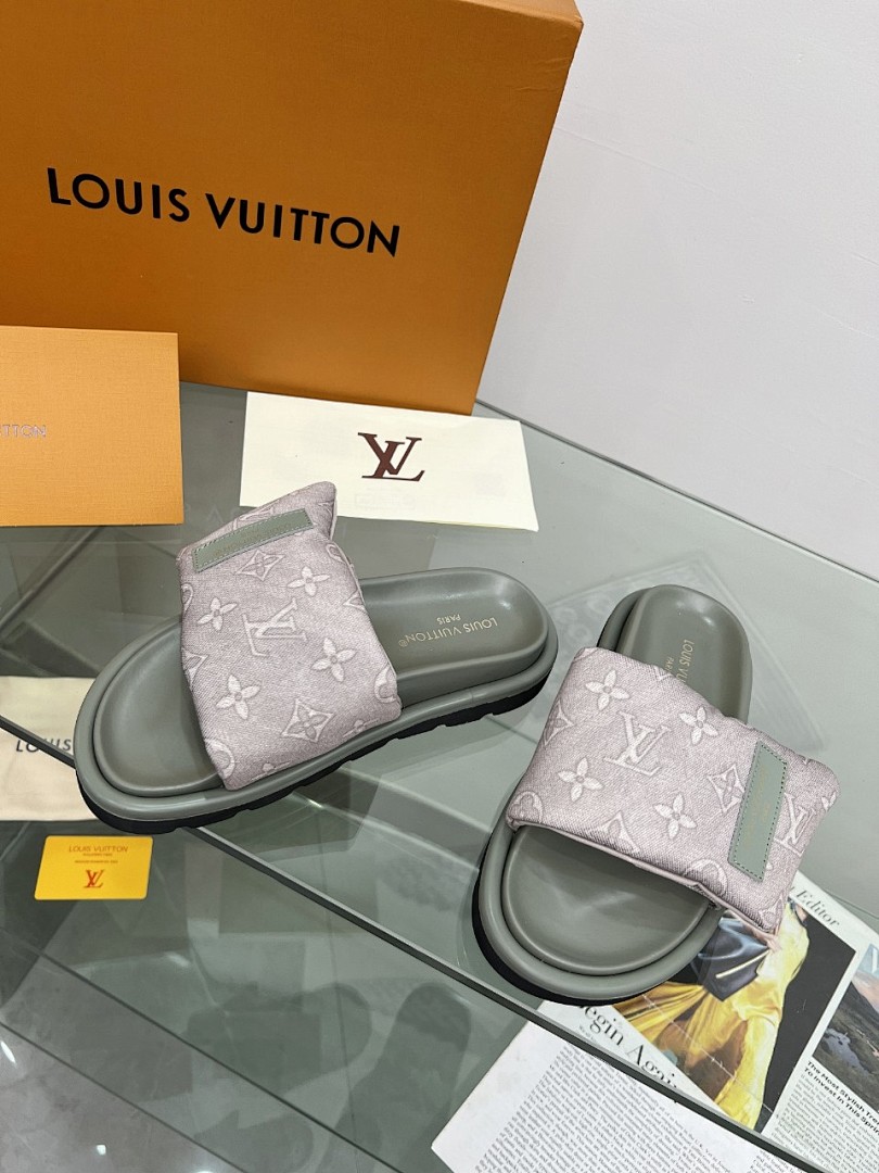 Louis Vuitton Velcro Slippers - Image 2
