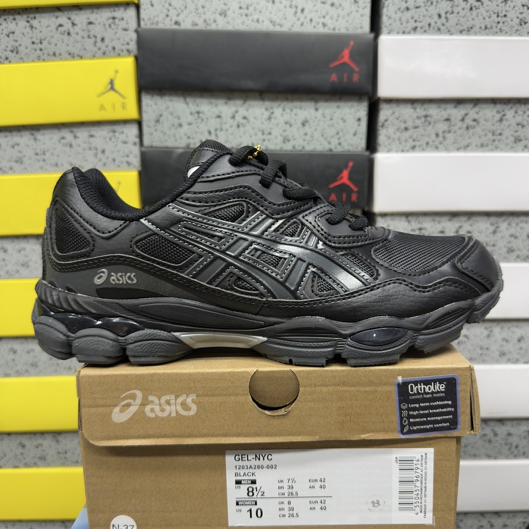 ASICS Gel-NYC Black Graphite (Grey)