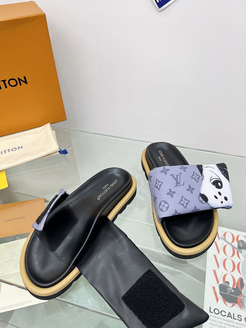 Louis Vuitton Velcro Slippers - Image 4