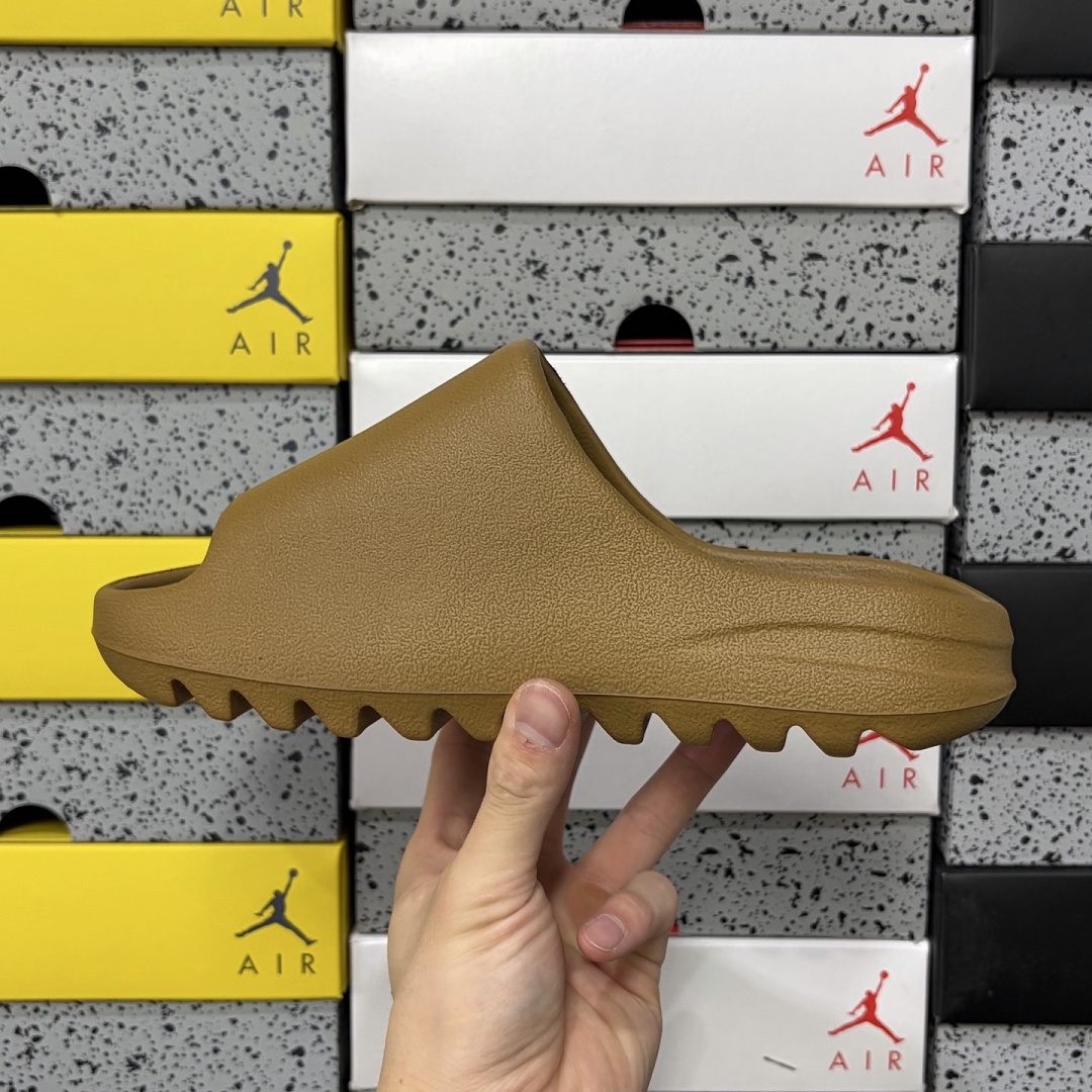 Adidas Yeezy Slide Ochre Slides Military Brown (Matte) - Image 9
