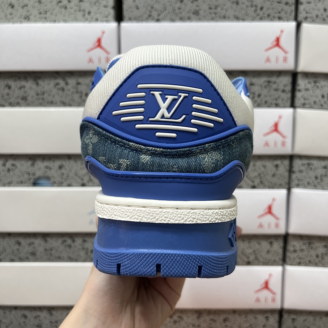 Louis Vuitton Trainer Maxi (Blue White) - Image 5