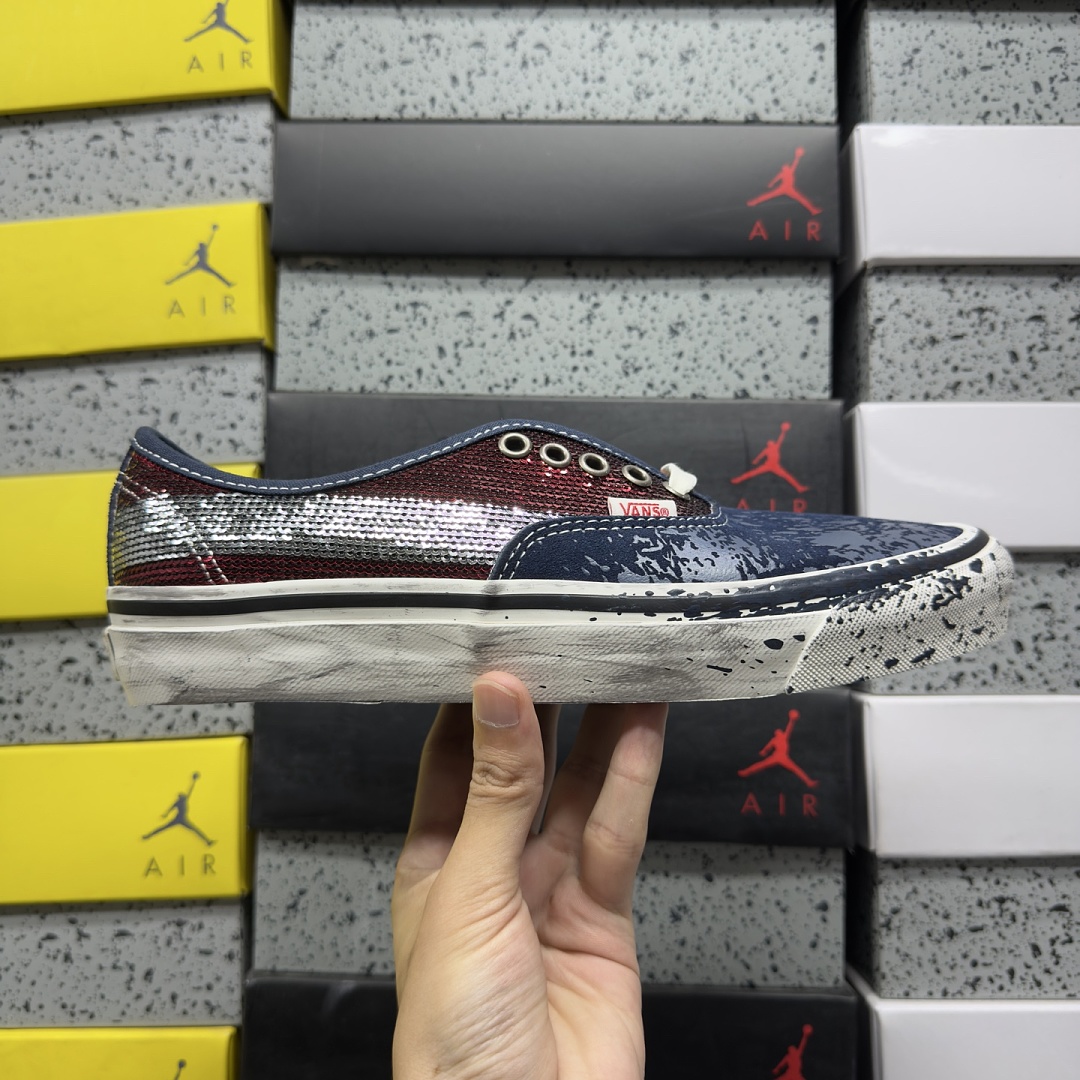 Vans Premium Authentic La Habana (Red Navy) - Image 6