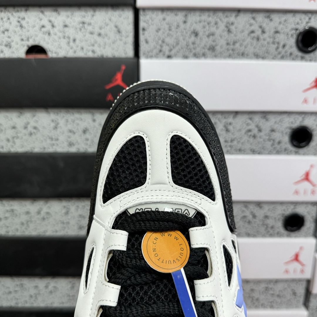 Louis Vuitton Skate Sneaker SK8 (Black Grey Blue) - Image 3