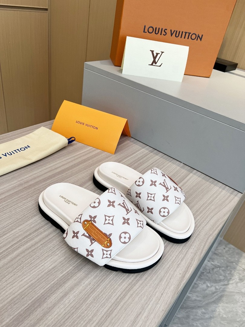 Louis Vuitton Velcro Slippers - Image 7