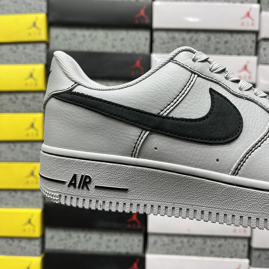 Nike Air Force 1 Low '07 LV8 Wolf (Grey Black) - Image 10