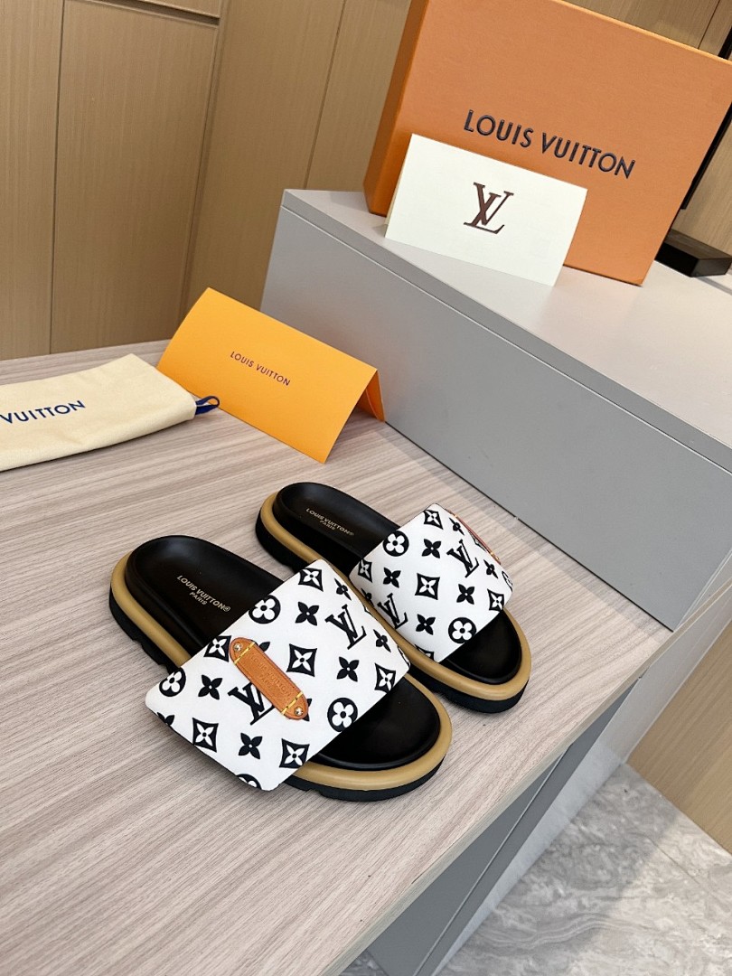 Louis Vuitton Velcro Slippers - Image 4