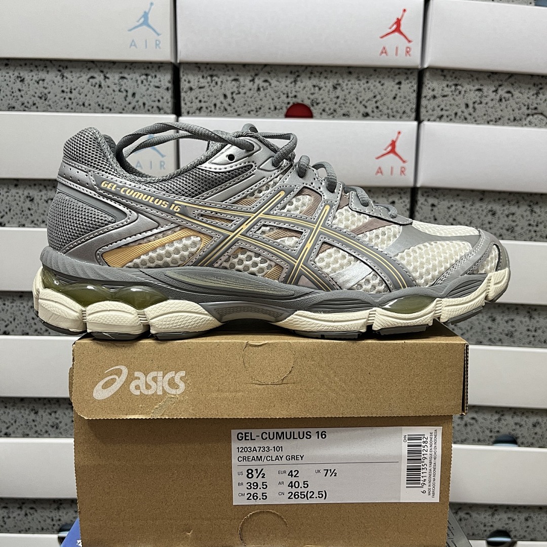 ASICS Gel-Cumulus 16 Cream Clay (Grey)
