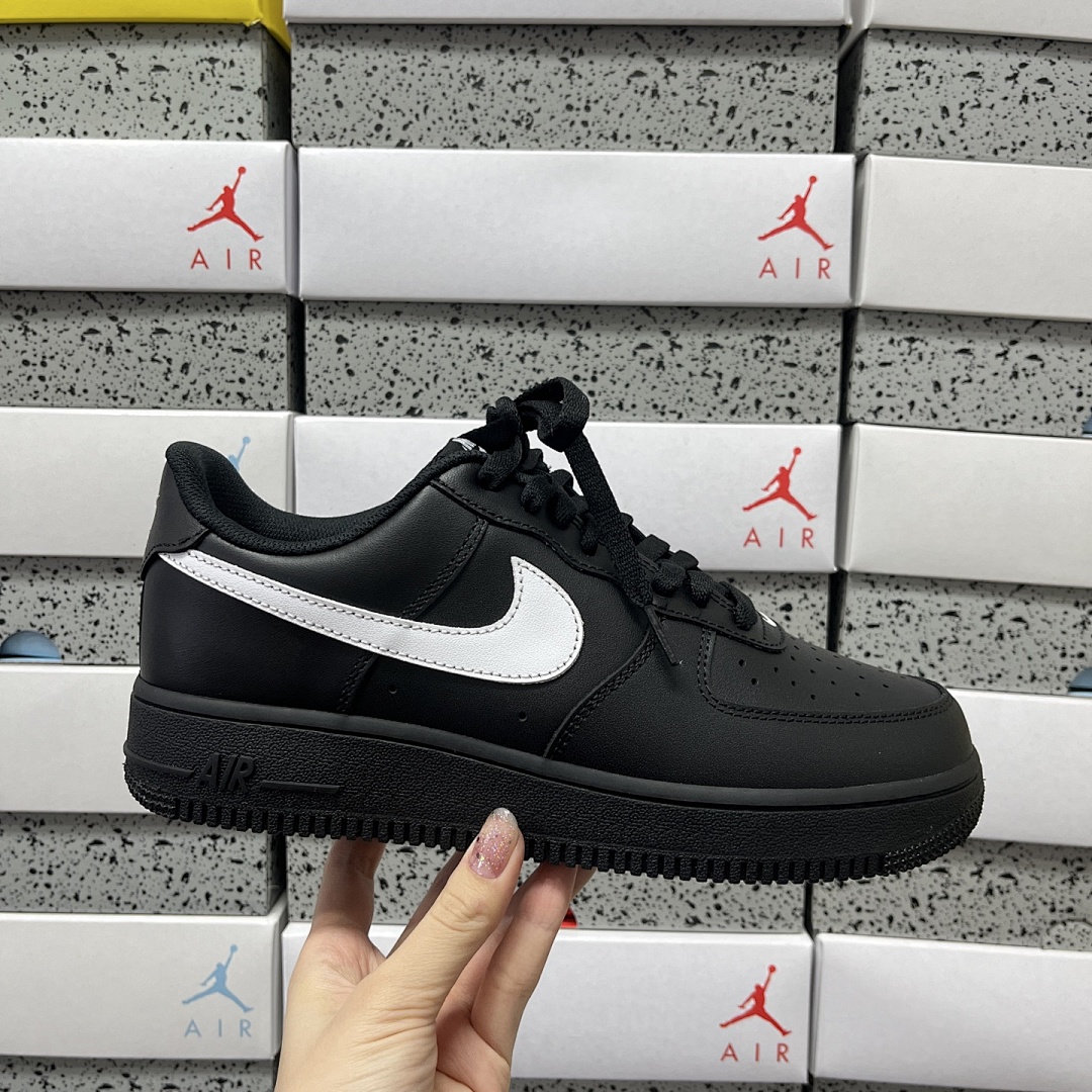 Nike Air Force 1 Low '07 (Black White) - Image 7