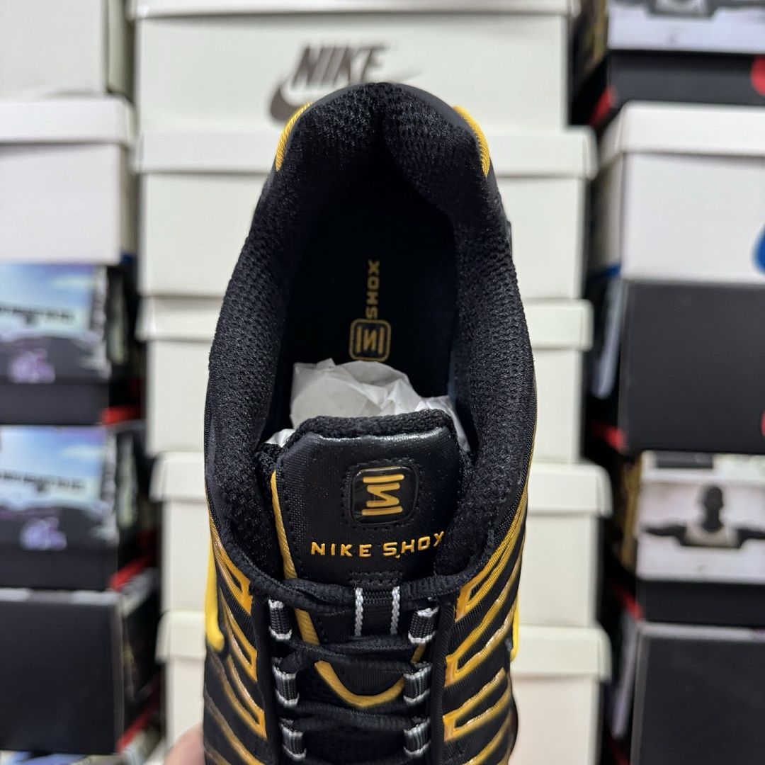Nike Shox TL Black University (Gold) - Image 6