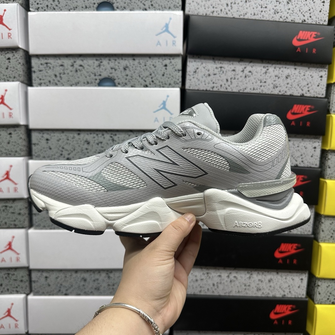 New Balance 9060 Shoe Palace (Black Silver) - Image 3