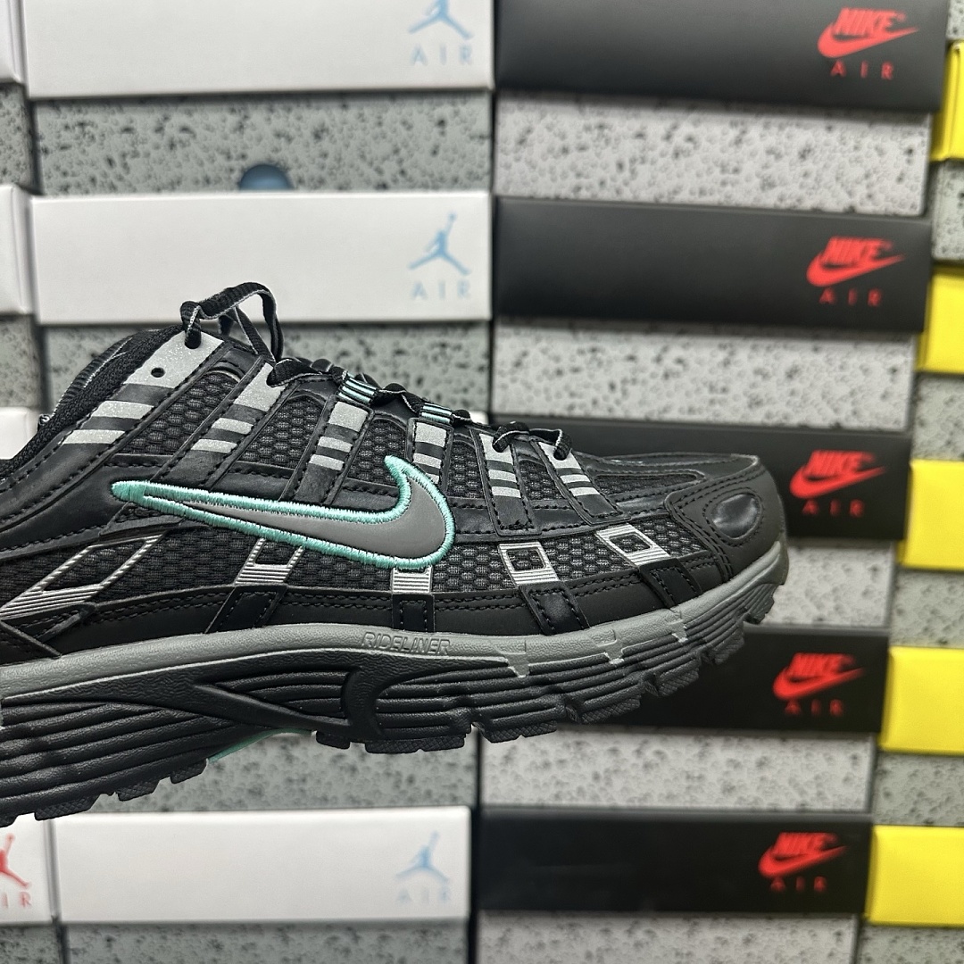 Nike P-6000 Black Hyper Turquoise Cool (Grey) - Image 2