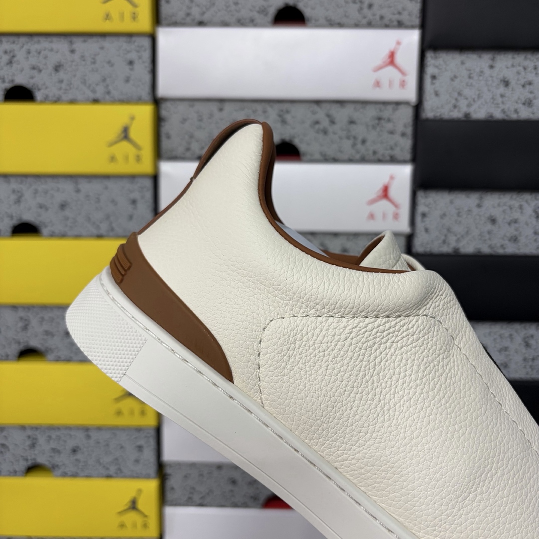 Zegna Deerskin Triple Stitch (Cream White) - Image 6
