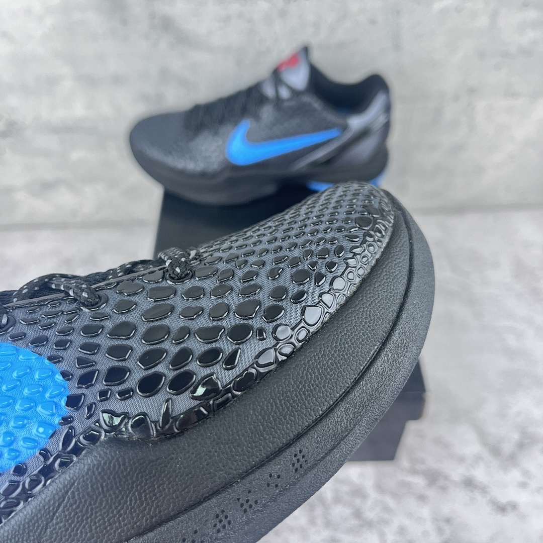 Nike Kobe 6 Dark Knight ZK6 (Black Blue) - Image 9