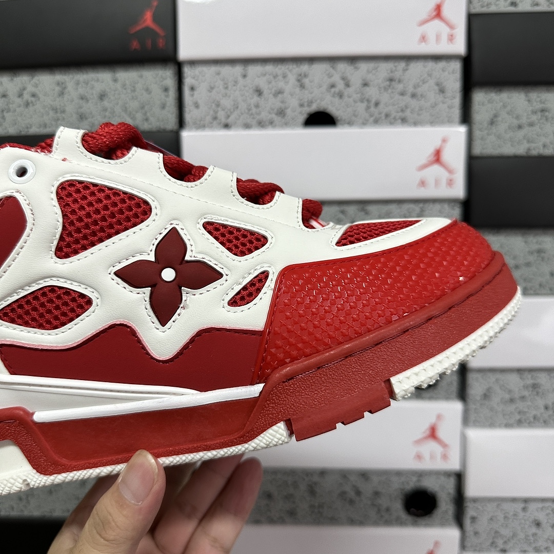 Louis Vuitton Skate Sneaker SK8 (White Red) - Image 2