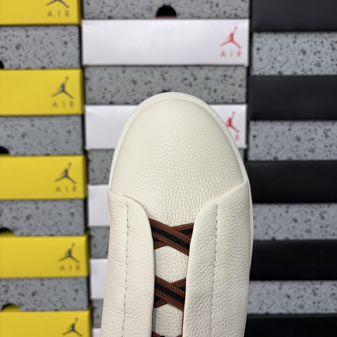 Zegna Deerskin Triple Stitch (Cream White) - Image 4