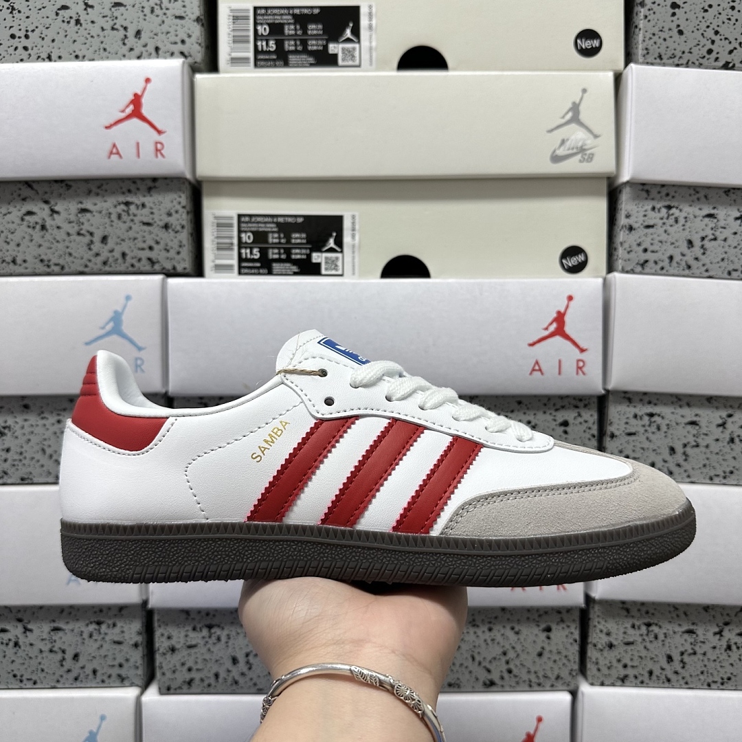 Adidas Samba OG White Better Scarlet IG1025 - Image 7