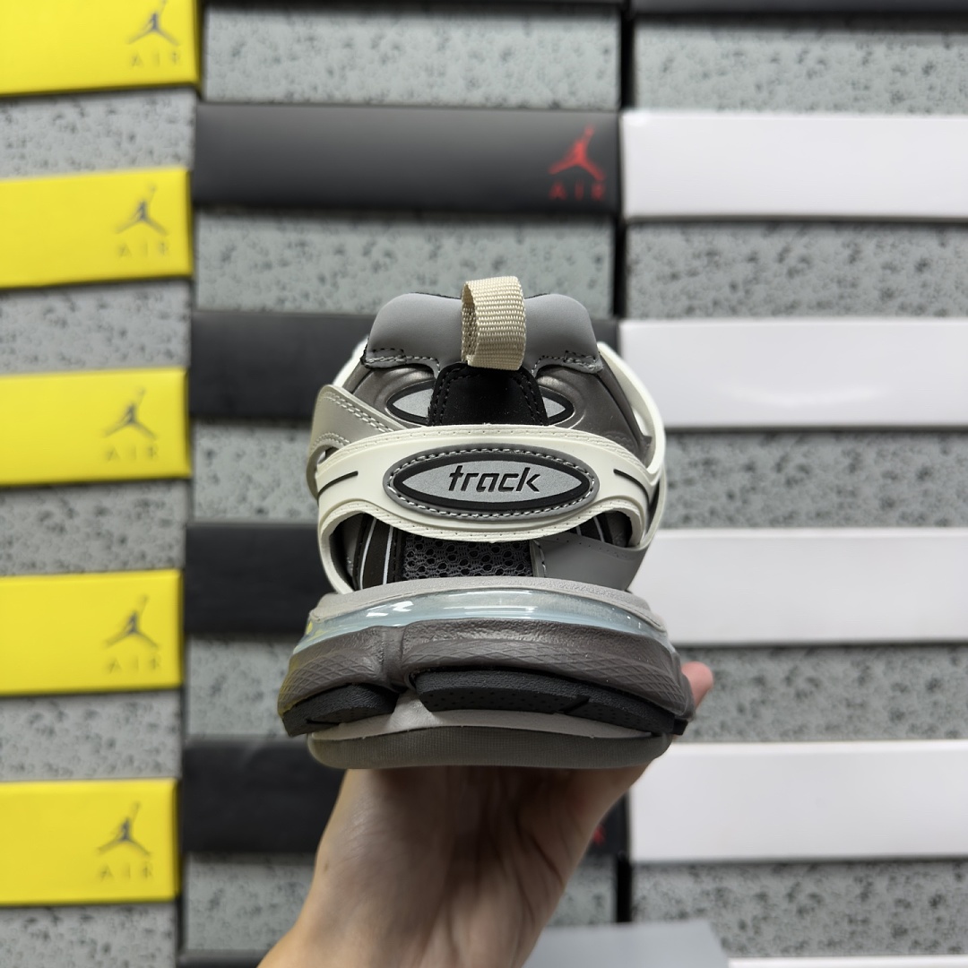 Balenciaga BLCG Track 4162 Grey Black Label - Image 8