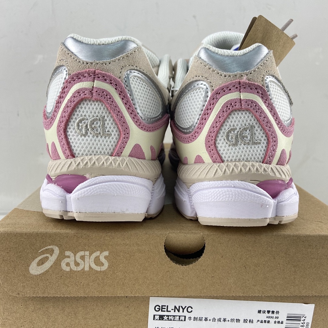 ASICS Gel-NYC Cream Mineral Beige Pink NYC Hot - Image 2
