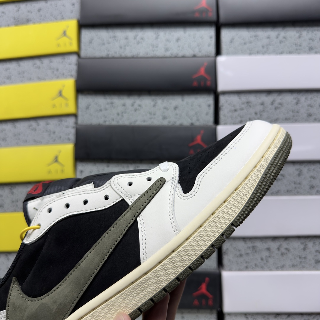 Nike Jordan 1 Retro Low OG SP Travis Scott (Olive) - Image 2
