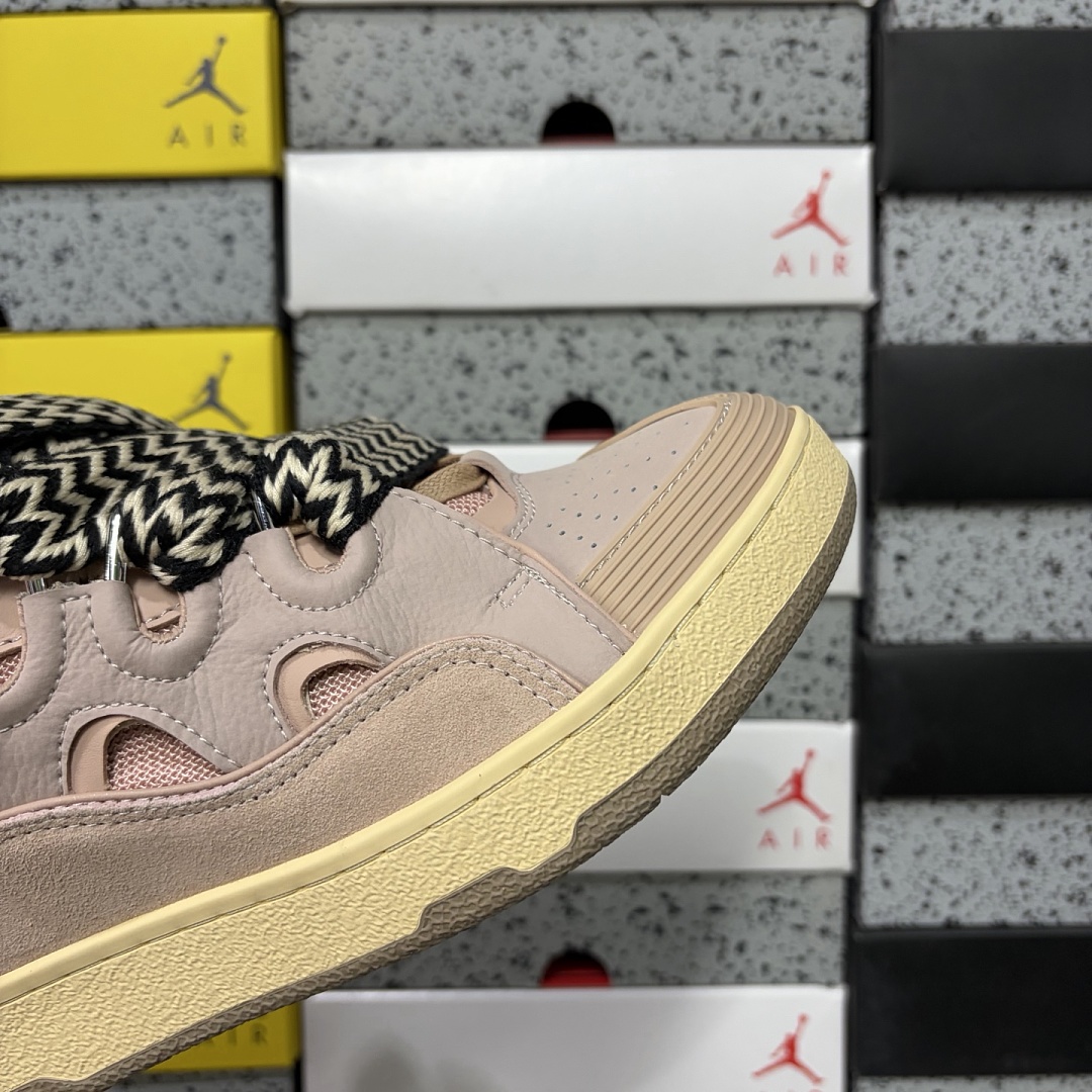 Lanvin Leather Curb Nude Pink Gum Sole DRAG‑A20 - Image 8