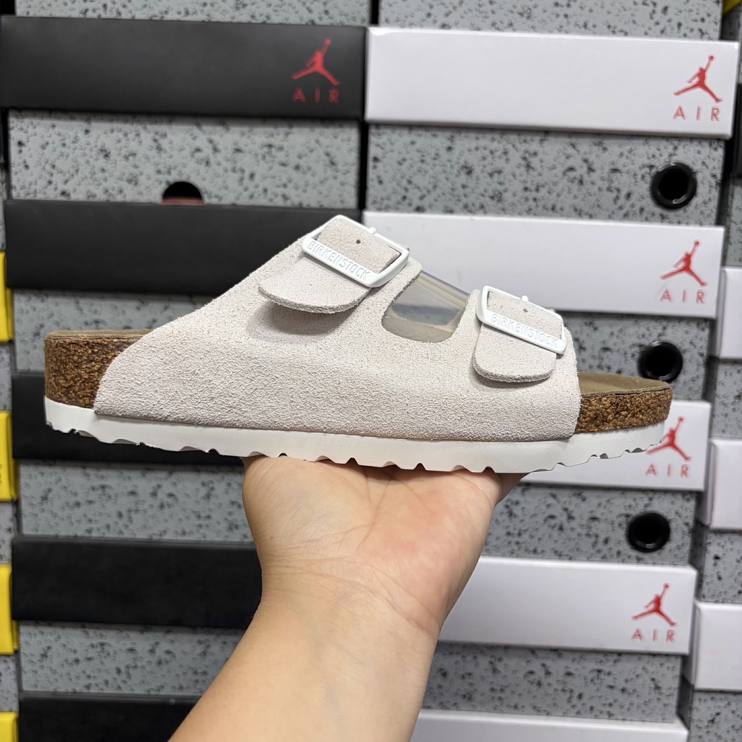 Birkenstock Birken Arizona Birkibuc 0951313 (White) - Image 4