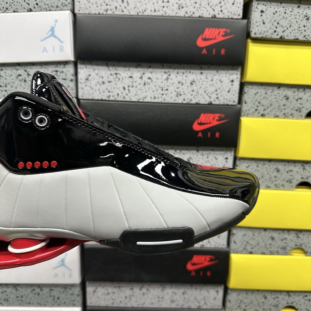 Nike Shox BB4 (Black Cement Red) - Image 3