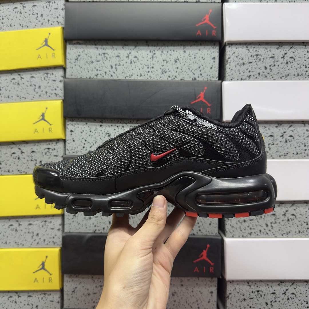 Nike Air Max Plus Metal Mesh (Black Red) - Image 2