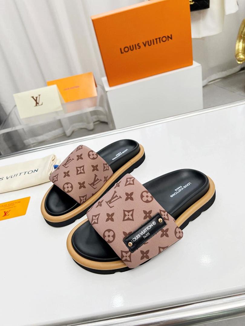 Louis Vuitton Velcro Slippers - Image 8