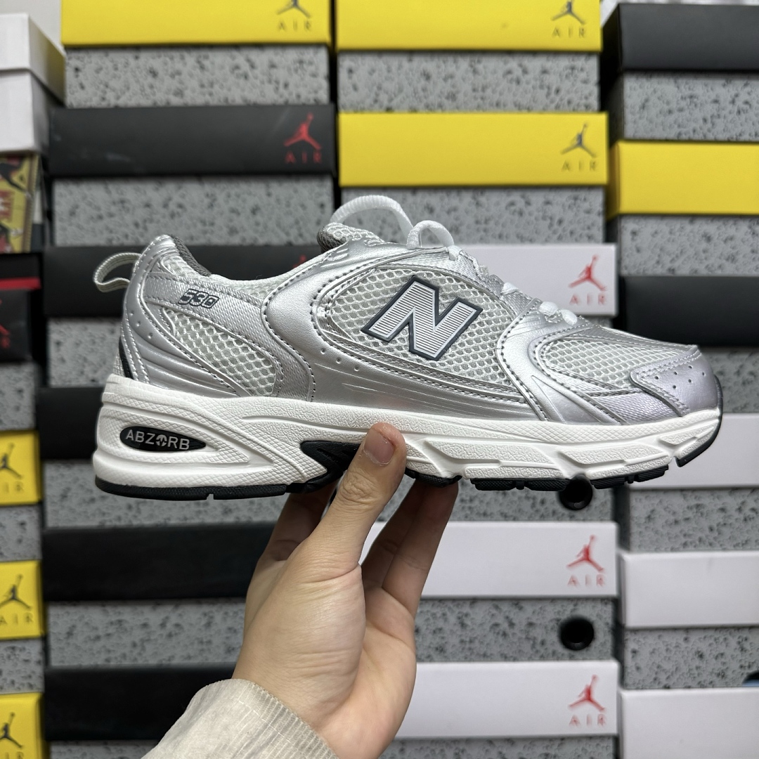 New Balance 530 Grey Matter (Silver Metallic) - Image 7