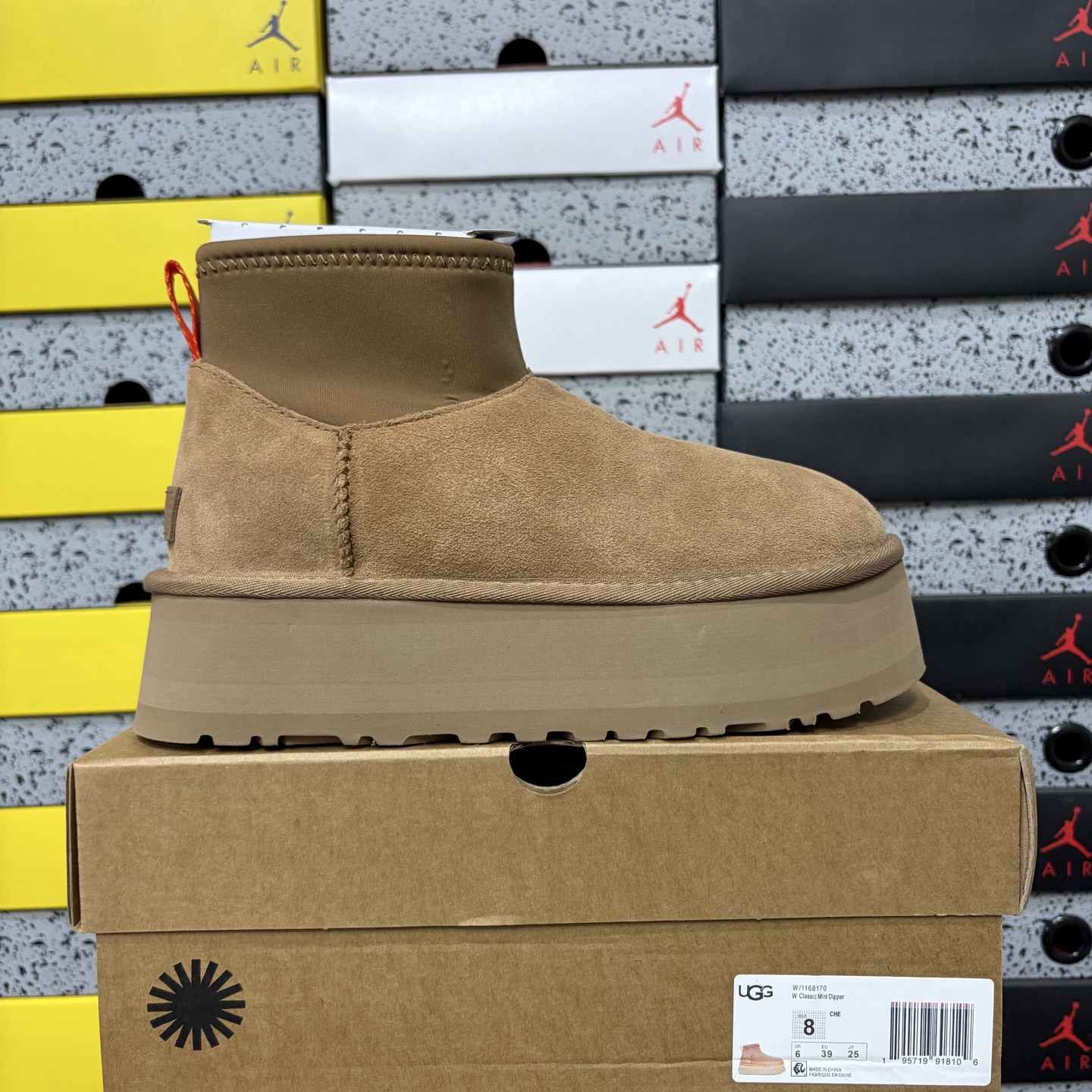 UGG Classic Mini Dipper Boot Brown -8170 - Image 10