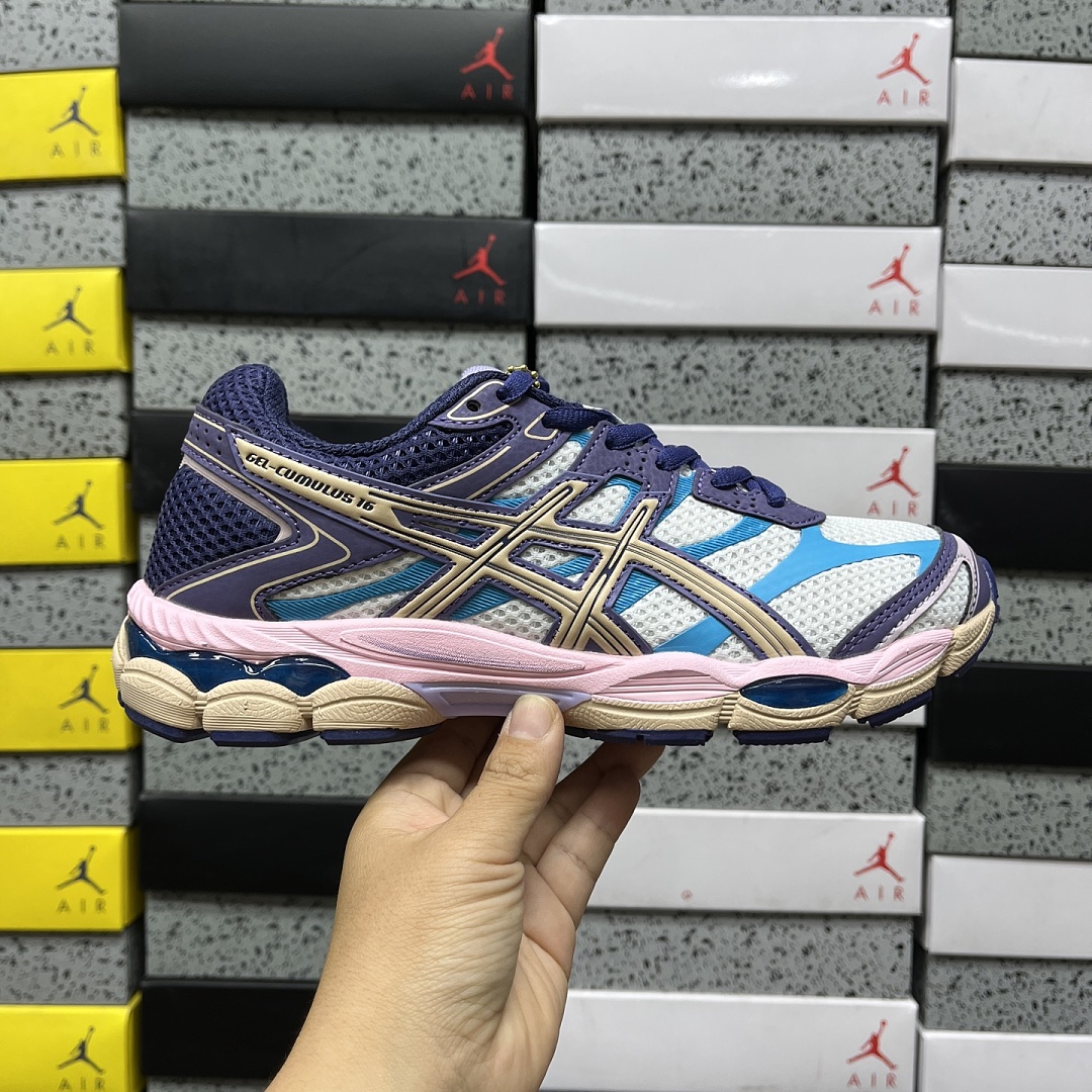 ASICS Gel-Cumulus 16 Purple Cloud Grey Bisque - Image 8