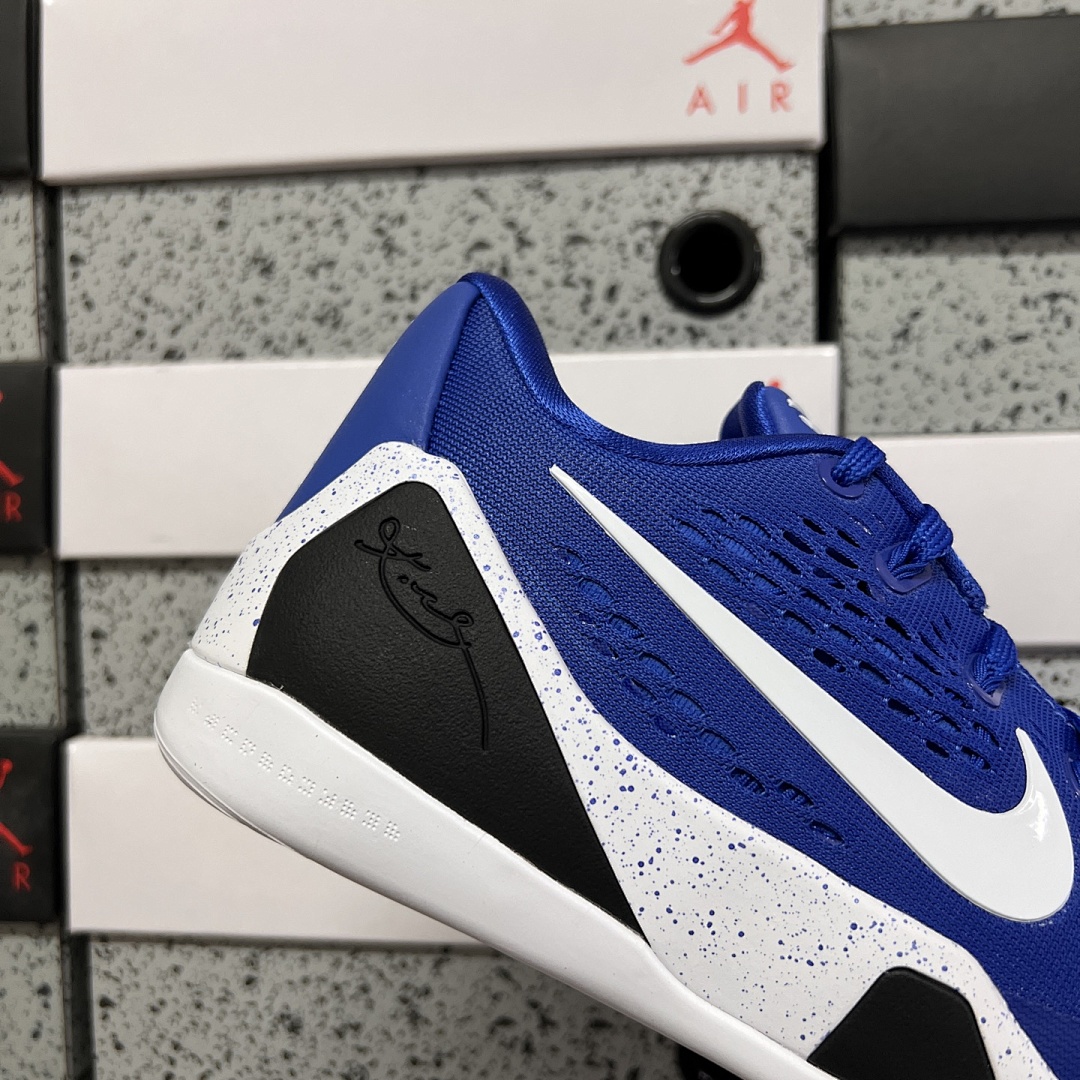 Nike Kobe 9 Elite Low EM Protro Game Royal ZK9 (Blue White) - Image 4